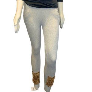 Gold Studded Sweatpants